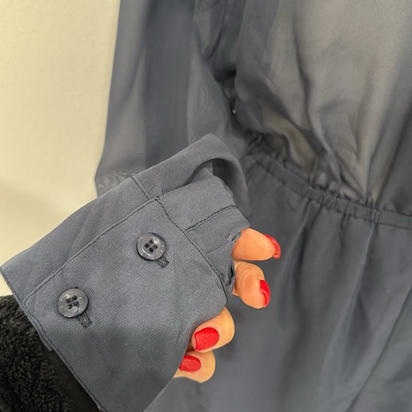 NWT 🏷️ BCBGeneration Women's Long Sleeve Blouse Romper size S - Picture 6 of 12